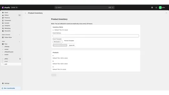 Soldout Mail screenshot