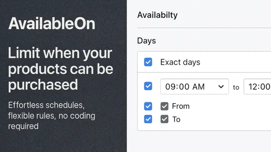AvailableON screenshot