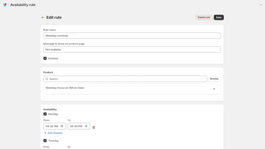 AvailableON screenshot