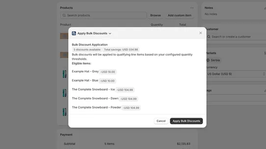 BulkPerk ‑ Quantity Discounts screenshot