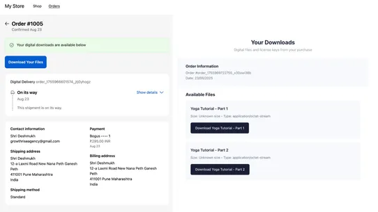 SellKite Digital Downloads screenshot