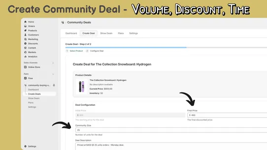 Community Volume Discounts screenshot
