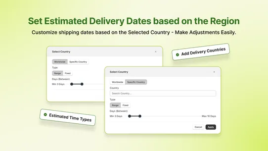W: Estimated Delivery Date ETA screenshot