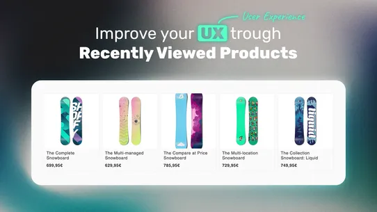 ESSY Recently Viewed Products screenshot