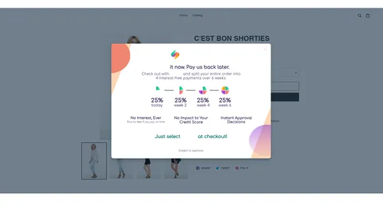 Product Page Info Install screenshot