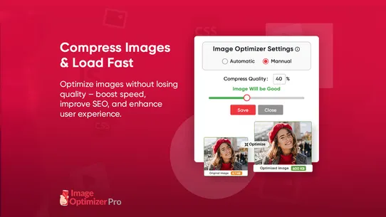 MP ‑ Image Optimizer Pro screenshot