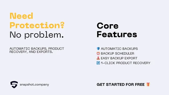 Snapshot ‑ Automatic Backups screenshot