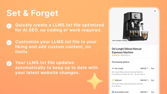 LLMS.txt Agent: AI SEO Traffic screenshot
