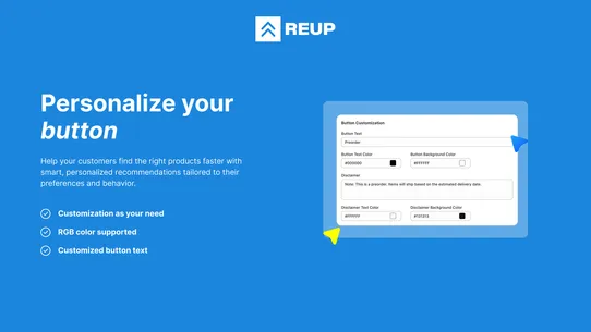 Reup ‑ Back in Stock, Preorder screenshot