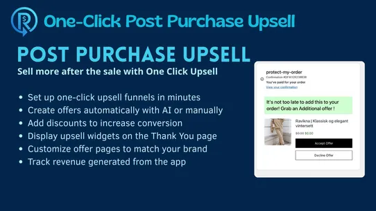 One‑Click Post Purchase Upsell screenshot