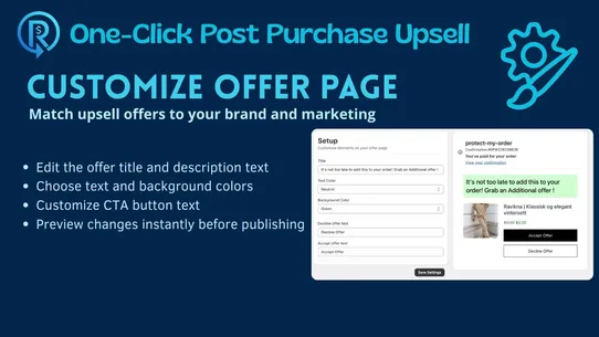 One‑Click Post Purchase Upsell screenshot
