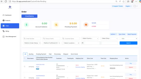 LZdropshipping screenshot