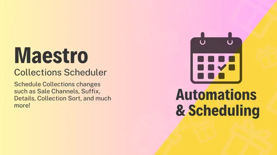 Maestro Collections Scheduler screenshot