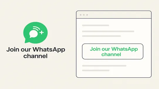 Add WhatsApp Channel Button screenshot