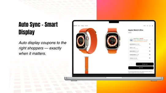 Klipable: Product Page Coupons screenshot