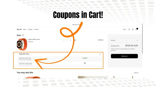 Klipable: Product Page Coupons screenshot