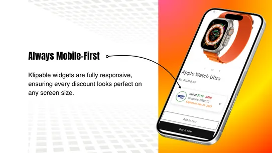 Klipable: Product Page Coupons screenshot