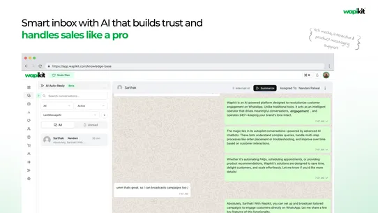 Wapikit ‑ WhatsApp Marketing screenshot