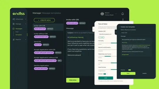 Endlss screenshot