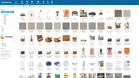 Pimberly Enterprise PIM/DAM screenshot