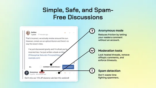 Commentify: Customer Comments screenshot