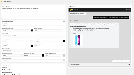 AI Talk: Checkout Assistant screenshot