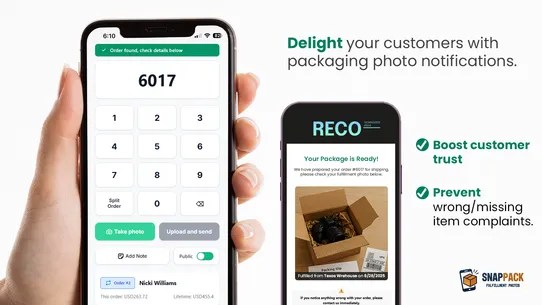 SnapPack: Package Photo Proof screenshot