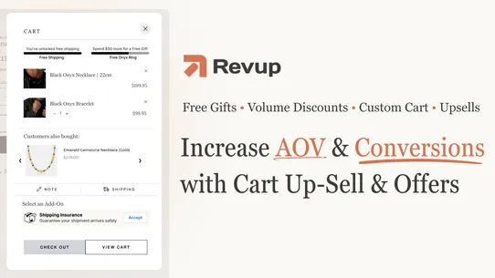 RevUp: Cart Upsell &amp; Free Gift screenshot