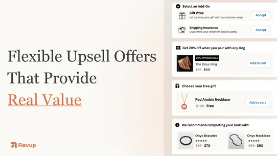 RevUp: Cart Upsell &amp; Free Gift screenshot