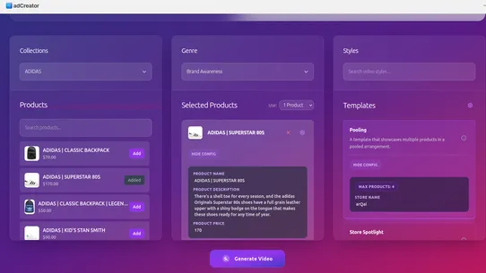 adcreator screenshot