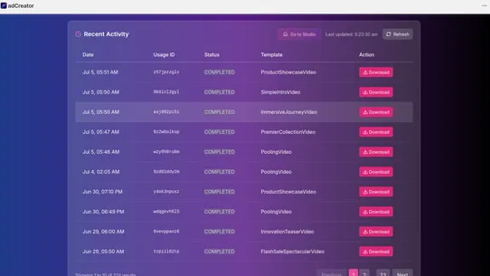adcreator screenshot