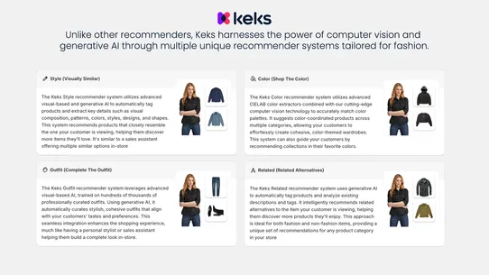 Keks Fashion Recommendations screenshot