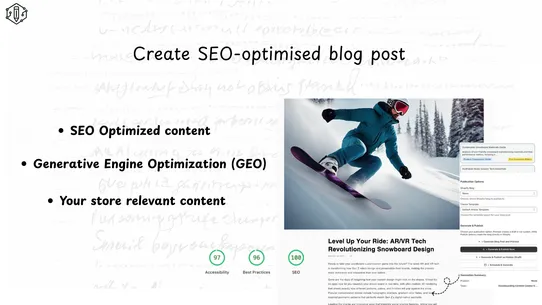 AI blog buddy screenshot