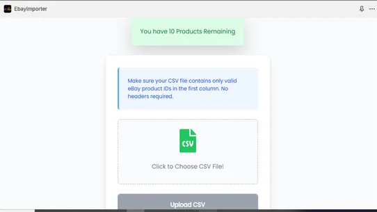 eBaySyncer screenshot