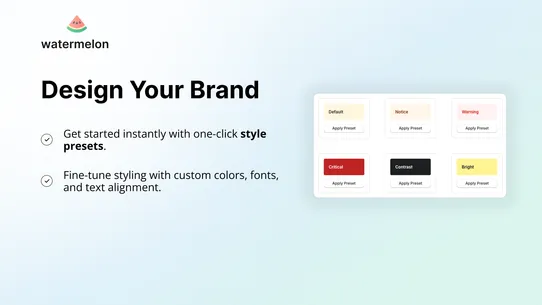 Watermelon Order Limits screenshot