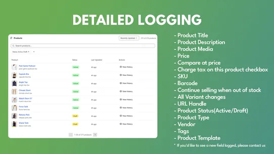 Loggr ‑ Edit History &amp; Revert screenshot