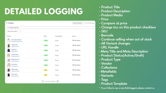 Loggr ‑ Edit History &amp; Revert screenshot