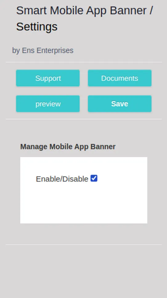 Smart Mobile App Banner screenshot