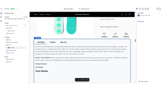 SOLEX ‑ Flexi Tabs screenshot