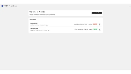 SOLEX ‑ CountDown screenshot