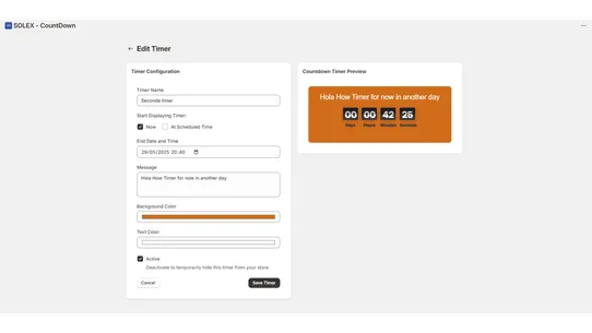 SOLEX ‑ CountDown screenshot