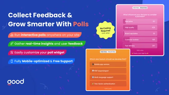 GA: Polls + AI screenshot