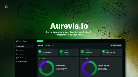 Aurevia ‑ AI Sales Rep screenshot