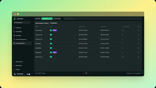 Aurevia ‑ AI Sales Rep screenshot
