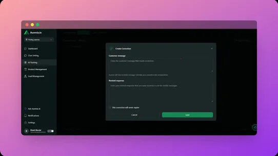 Aurevia ‑ AI Sales Rep screenshot
