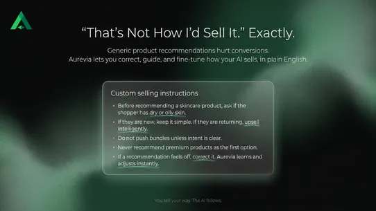 Aurevia ‑ AI Sales Co‑Pilot screenshot