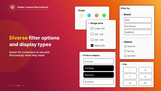 Findter Custom Filter &amp; Search screenshot