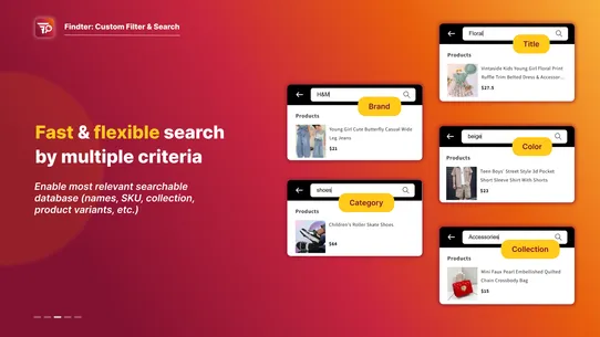 Findter Custom Filter &amp; Search screenshot