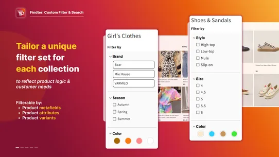 Findter Custom Filter &amp; Search screenshot