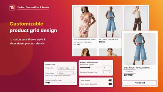 Findter Custom Filter &amp; Search screenshot